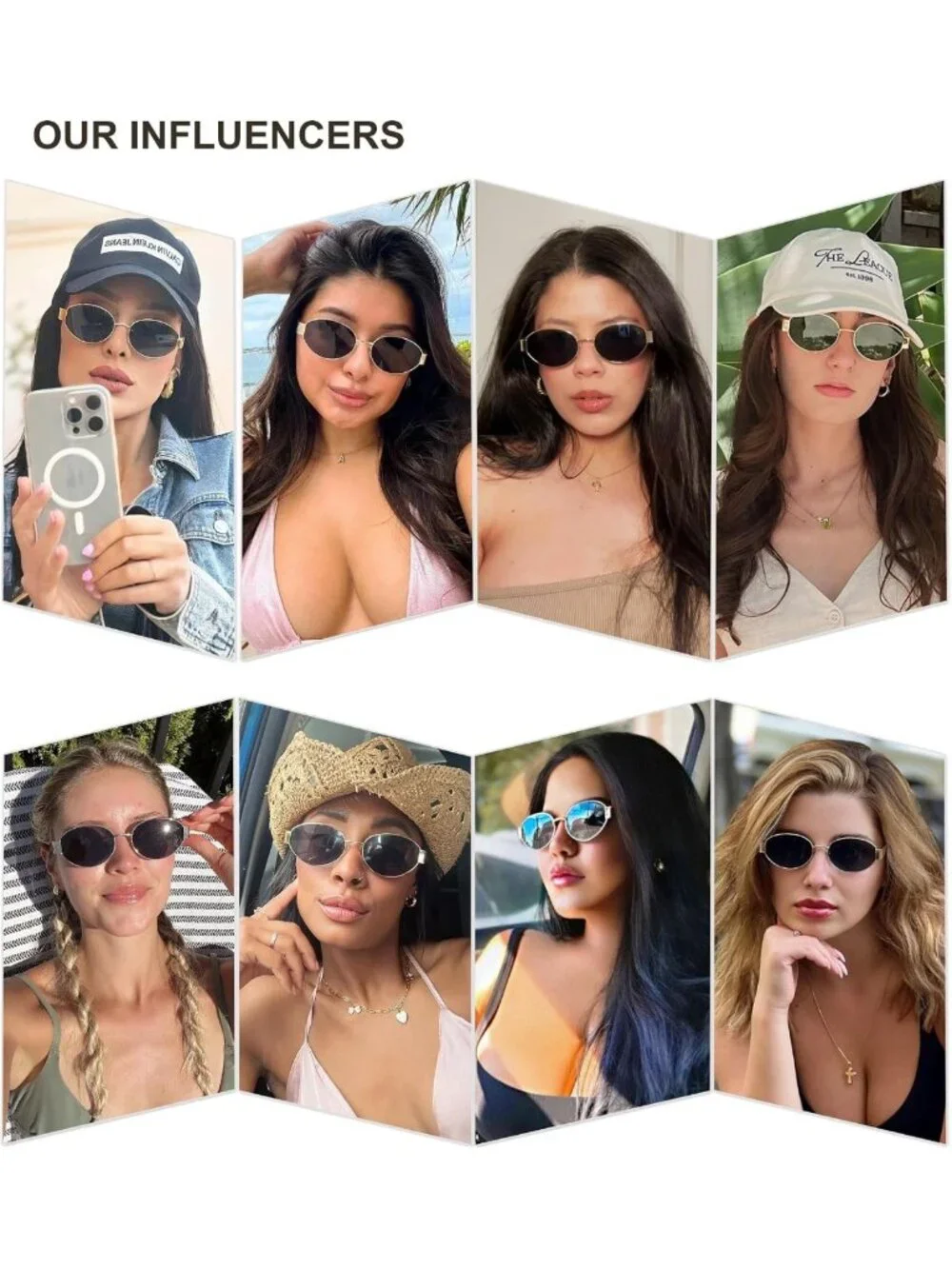 Trendy Retro Oval Sunglasses for Women - Classic UV400 Protection Shades